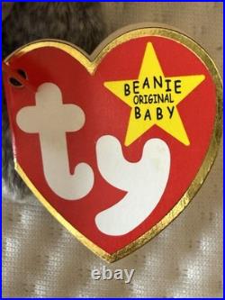 RARE RETIRED Slippery the Seal Ty Beanie Baby with Errors