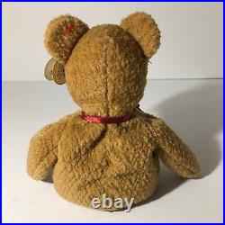 RARE RETIRED TY BEANIE BABY'CURLY' THE BEAR WITH MANY ERRORS RARE Vintage