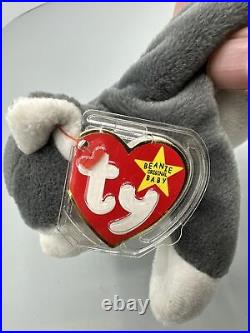 RARE RETIRED Ty Beanie Babies Nanook the Husky 1996 withTag ERRORS