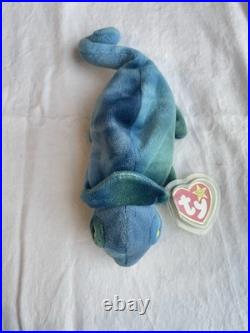 RARE RETIRED Ty Beanie Baby Collection 1997 6th Generation Rainbow Iggy ERROR RARE RETIRED Ty Beanie Baby Collection 1997 6th Generation Rainbow Iggy ERROR