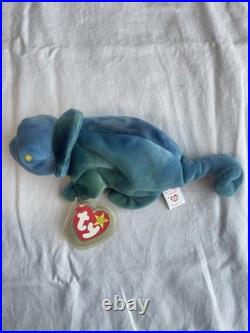 RARE RETIRED Ty Beanie Baby Collection 1997 6th Generation Rainbow Iggy ERROR RARE RETIRED Ty Beanie Baby Collection 1997 6th Generation Rainbow Iggy ERROR