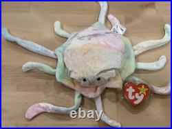 RARE & Retired TY Beanie Baby Goochy the Jellyfish with errors