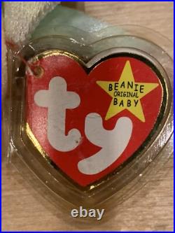 RARE & Retired TY Beanie Baby Goochy the Jellyfish with errors