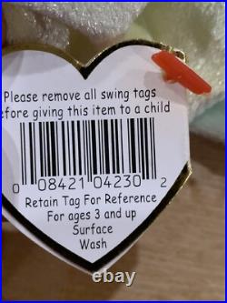 RARE & Retired TY Beanie Baby Goochy the Jellyfish with errors