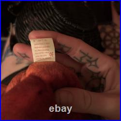 RARE Retired Ty Beanie Baby Schweetheart Orangutang 1999 TAG ERRORS near mint