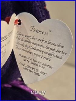 RARE TY 1997 Princess Diana Beanie Baby 1stEdition Retired