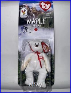 RARE TY ALL 4 collection! McDonald's Teenie Beanie Babies The Bear 1999