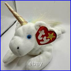 RARE TY BEANIE BABIES 3 1994 MYSTIC The UNICORN With Tags
