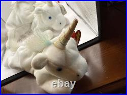 RARE TY BEANIE BABIES 3 1994 MYSTIC The UNICORN With Tags