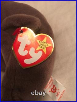 RARE TY BEANIE BABIES JOLLY WALRUS With Tag ERRORS Plush Toy PVC Retired