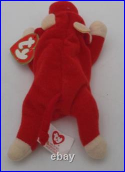 RARE TY BEANIE BABY 1993 Ty Original Snort Red Cow 1993 Beanie Babies RARE TY BEANIE BABY 1993 Ty Original Snort Red Cow 1993 Beanie Babies