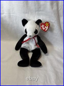 RARE! TY BEANIE BABY FORTUNE PANDA 1997 NEW PE PELLETS, WithERRORS #408 MINT RARE! TY BEANIE BABY FORTUNE PANDA 1997 NEW PE PELLETS, WithERRORS #408 MINT