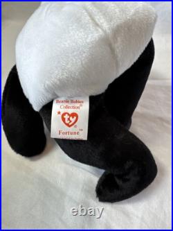 RARE! TY BEANIE BABY FORTUNE PANDA 1997 NEW PE PELLETS, WithERRORS #408 MINT RARE! TY BEANIE BABY FORTUNE PANDA 1997 NEW PE PELLETS, WithERRORS #408 MINT