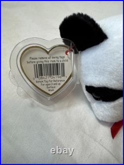 RARE! TY BEANIE BABY FORTUNE PANDA 1997 NEW PE PELLETS, WithERRORS #408 MINT RARE! TY BEANIE BABY FORTUNE PANDA 1997 NEW PE PELLETS, WithERRORS #408 MINT