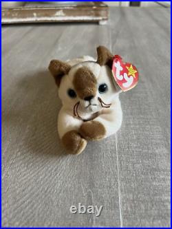 RARE TY Beanie Babies 1996 Snip The Cat