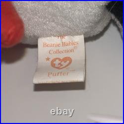 RARE TY Beanie Babies Collection (Puffer) original 1997 with errors RARE TY Beanie Babies Collection (Puffer) original 1997 with errors