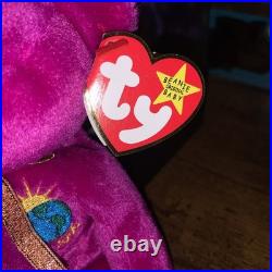 RARE TY Beanie Babies Millenium with errors