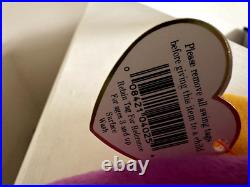 RARE TY Beanie Babies Patti The Platypus #4025 Tag Errors 1993 PVC MINT