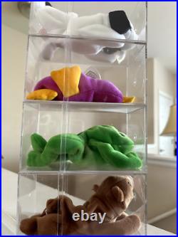 RARE TY Beanie Babies Patti The Platypus #4025 Tag Errors 1993 PVC MINT