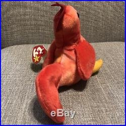 RARE TY Beanie Babies STRUT The Rooster Retired 1996