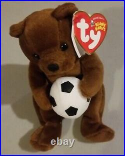 RARE TY Beanie Babies SWEEPER with Extra Tag Error, October 23,2004, Retired