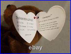 RARE TY Beanie Babies SWEEPER with Extra Tag Error, October 23,2004, Retired