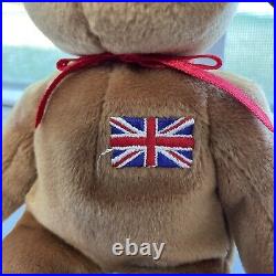 RARE TY Beanie Baby BRITANNIA Retired (UK EXCLUSIVE) GREAT CONDITION FREE SHIP