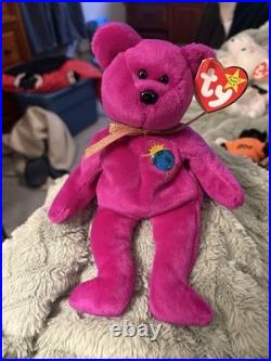 RARE TY Beanie Baby Bear Millennium Name Spelled Wrong? Error