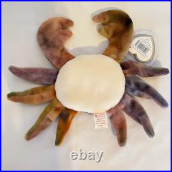 RARE TY Beanie Baby CLAUDE The Crab RETIRED 1996 Mint Condition