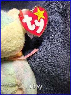 RARE TY Beanie Baby GROOVY The Ty-Dyed Bear Mint (retired errors) RARE TY Beanie Baby GROOVY The Ty-Dyed Bear Mint (retired errors)