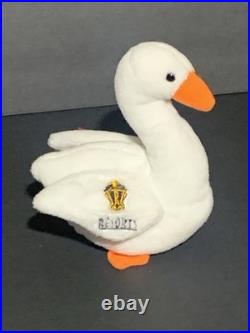 RARE TY Beanie Baby RESORTS ATLANTIC CITY LOGO loosey/Gracie Free Shipping