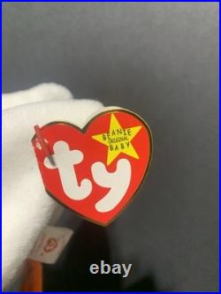 RARE TY Beanie Baby RESORTS ATLANTIC CITY LOGO loosey/Gracie Free Shipping