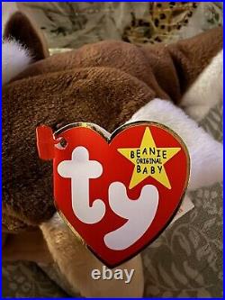 RARE TY Beanie Baby Stretch 1997 with RARE TAG ERRORS PVC PELLETS