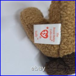 RARE TY Beanie Baby Tuffy 1996 with Tag Errors
