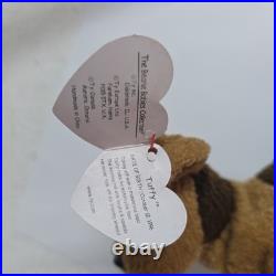RARE TY Beanie Baby Tuffy 1996 with Tag Errors