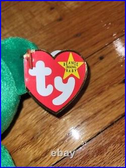 RARE TY Beanie Original Baby Bear ERIN MAJOR ERRORS TY Beanie Baby 1997