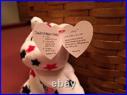 RARE TY GLORY Beanie Baby with Numbered Tush Tag & Tag Errors Mint + McDonald's
