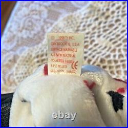 RARE TY GLORY Beanie Baby with Numbered Tush Tag & Tag Errors Mint Uncirculated