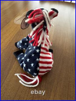RARE TY Lefty 2000 Beanie Baby With Errors Political Donkey RARE TY Lefty 2000 Beanie Baby With Errors Political Donkey