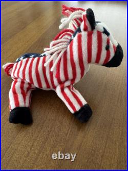 RARE TY Lefty 2000 Beanie Baby With Errors Political Donkey RARE TY Lefty 2000 Beanie Baby With Errors Political Donkey