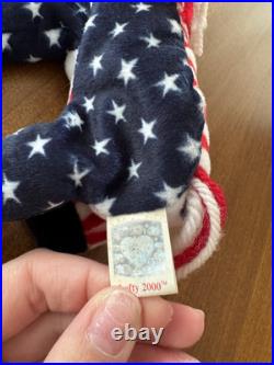 RARE TY Lefty 2000 Beanie Baby With Errors Political Donkey RARE TY Lefty 2000 Beanie Baby With Errors Political Donkey