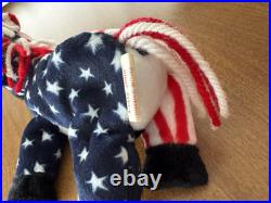 RARE TY Lefty 2000 Beanie Baby With Errors Political Donkey RARE TY Lefty 2000 Beanie Baby With Errors Political Donkey