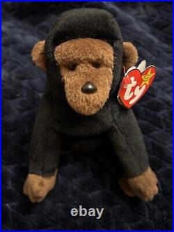 RARE TY Retired Beanie Baby CONGO 1996 with Tag ERRORS