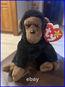 RARE TY Retired Beanie Baby CONGO 1996 with Tag ERRORS