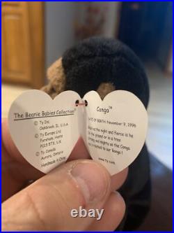 RARE TY Retired Beanie Baby CONGO 1996 with Tag ERRORS