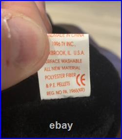 RARE TY Retired Beanie Baby CONGO 1996 with Tag ERRORS