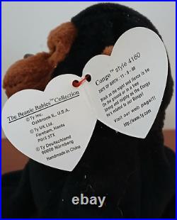 RARE TY Retired Beanie Baby CONGO 1996 withErrors