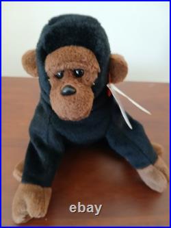 RARE TY Retired Beanie Baby CONGO 1996 withErrors