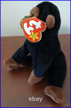 RARE TY Retired Beanie Baby CONGO 1996 withErrors