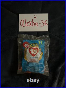 RARE TY Teenie Beanie Babies Retired #11 Waddle Penguin with 1993/1998 Error